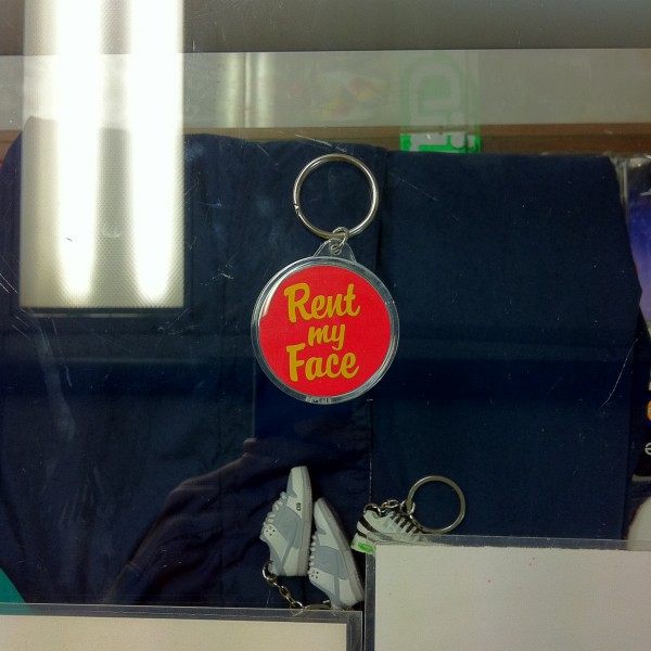 2012 Sup Rent My Face Key Chain