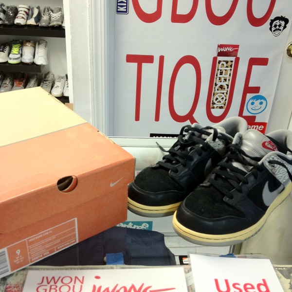 2006 Nike Dunk Low CL Jordan Pack Black Cement