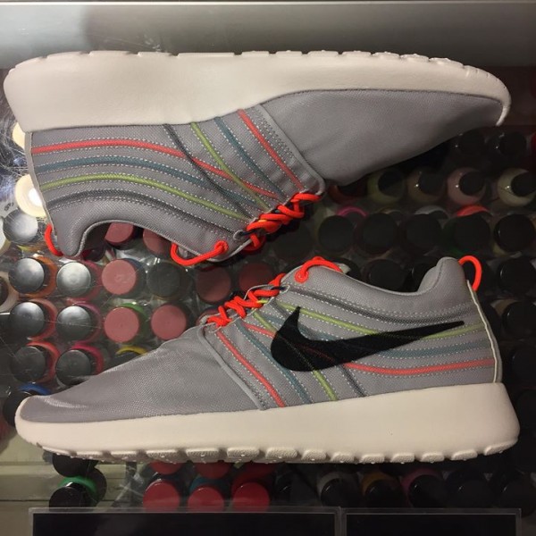 2013 Nike Rosherun DYN FW QS Grey Orange