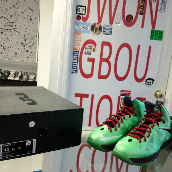 2012 Nike Lebron X Cutting Jade