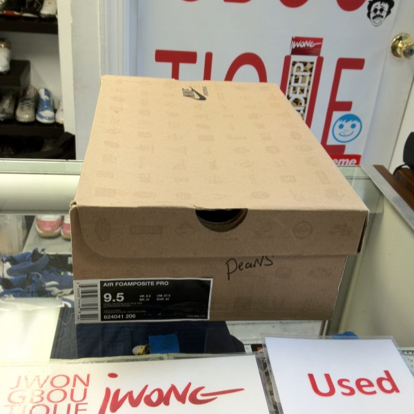 2010 Nike Air Foamposite Pro Pearl Box Only