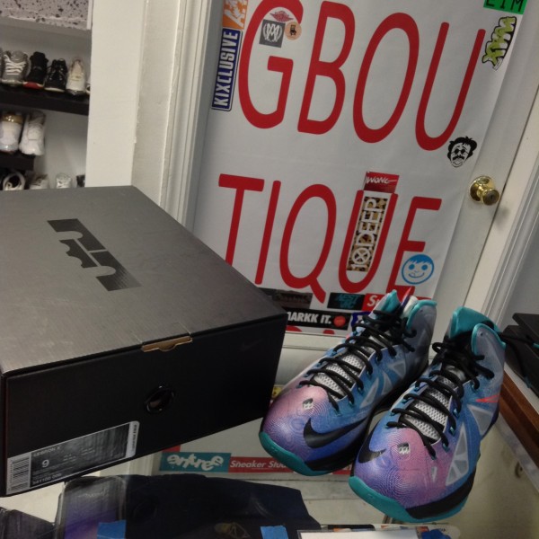 2013 Nike Lebron X Pure Platinum 