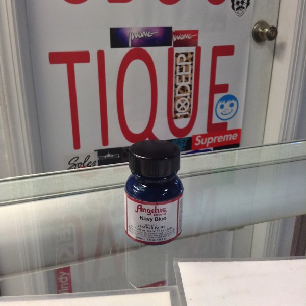 Angelus Navy Blue Acrylic Leather Paint 1 FL OZ