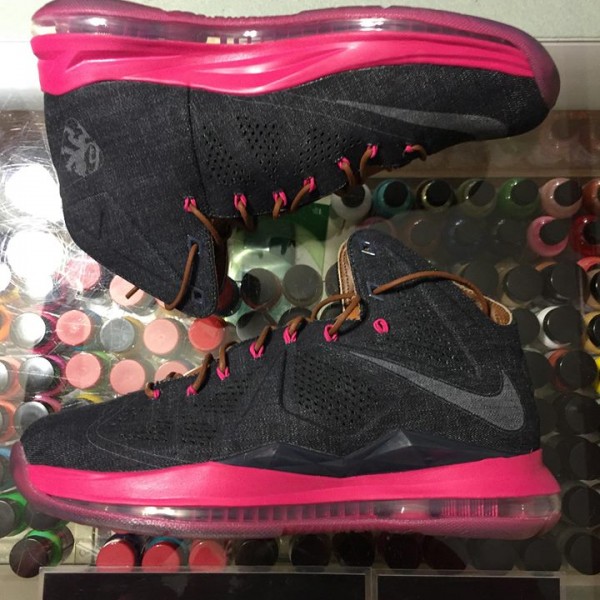 2013 Nike Lebron X EXT Denim QS Men