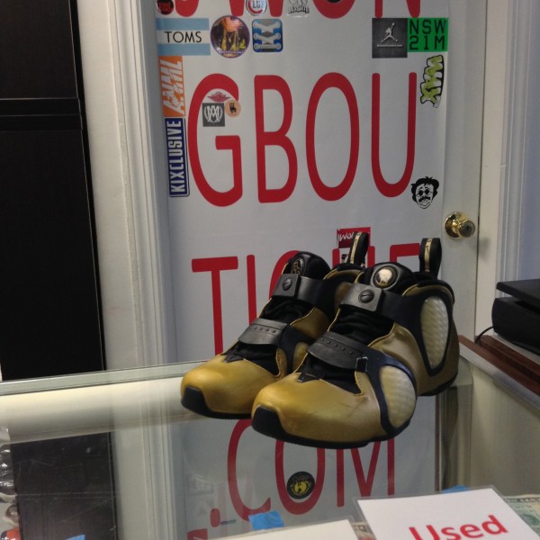 2002 Nike Air Flightposite 3 BG Gold