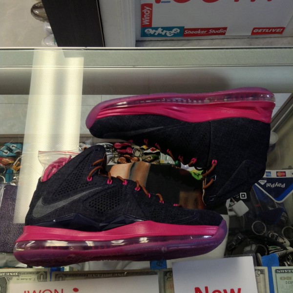 2013 Nike Lebron X EXT Denim QS Youth 