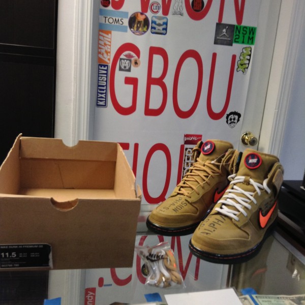 2012 Nike Dunk Hi Premium QS Galaxy Tan