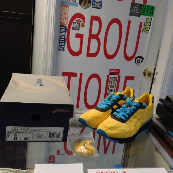 2012 Asics X Bait GT II Olympic Yellow Ring