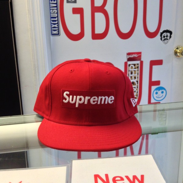 2008 Sup Red Box Logo New Era World Famous sz 7 5/8