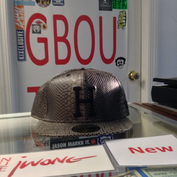 Fitted 2008 Huf Crocodile Gray sz 7 5/8