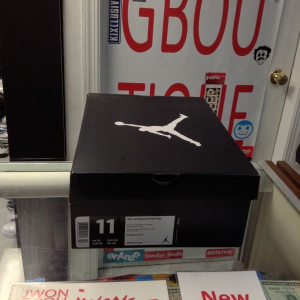 2012 Nike Air Jordan IX Kilroy Box Only