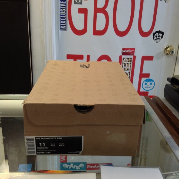 2011 Nike Air Foamposite Pro Electric Blue Box Only