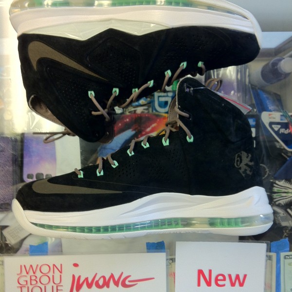 2013 Nike Lebron X EXT QS Black Suede