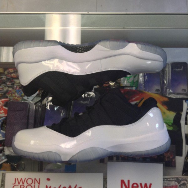 2013 Nike Air Jordan XI Low Black White Men