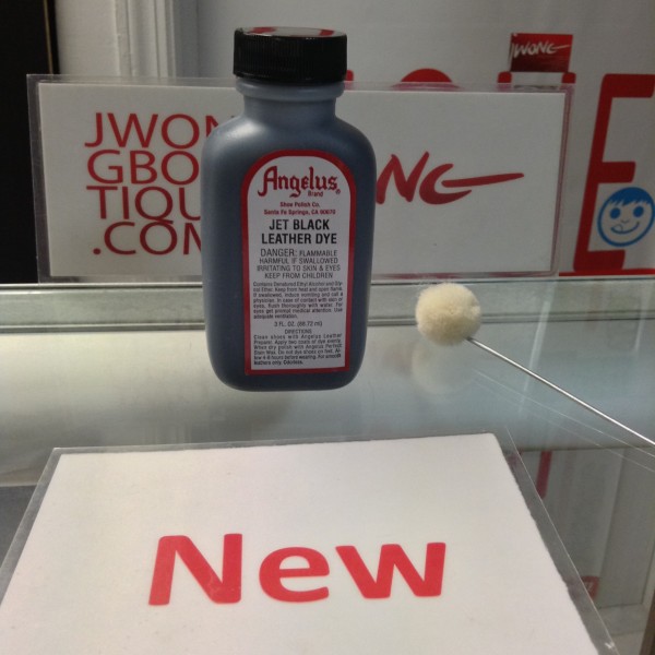 Angelus Jet Black Leather Dye 3 FL OZ