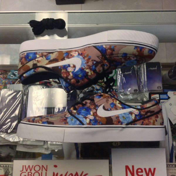 2013 Nike Zoom Stefan Janoski PR Blue Digi Camo Floral