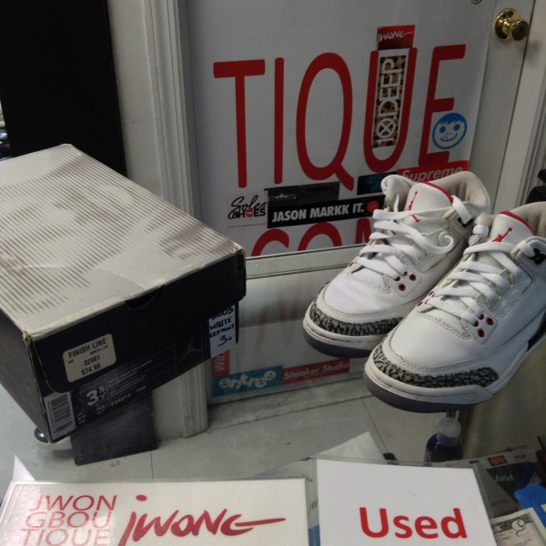 2003 Nike Air Jordan III White Cement