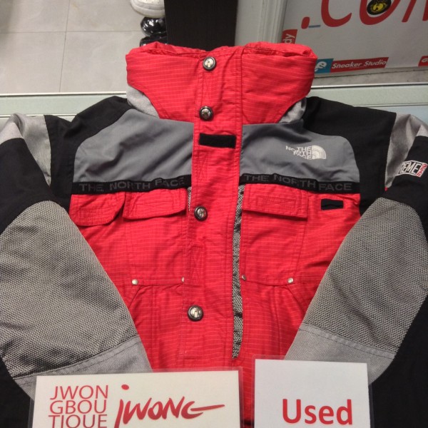 2004 The North Face Extreme Red Grey Sz S