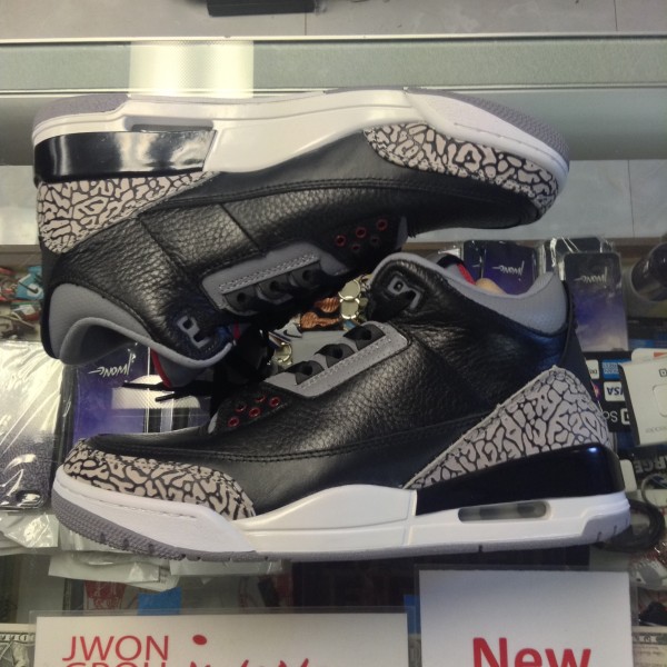 2011 Nike Air Jordan III Black Cement Men