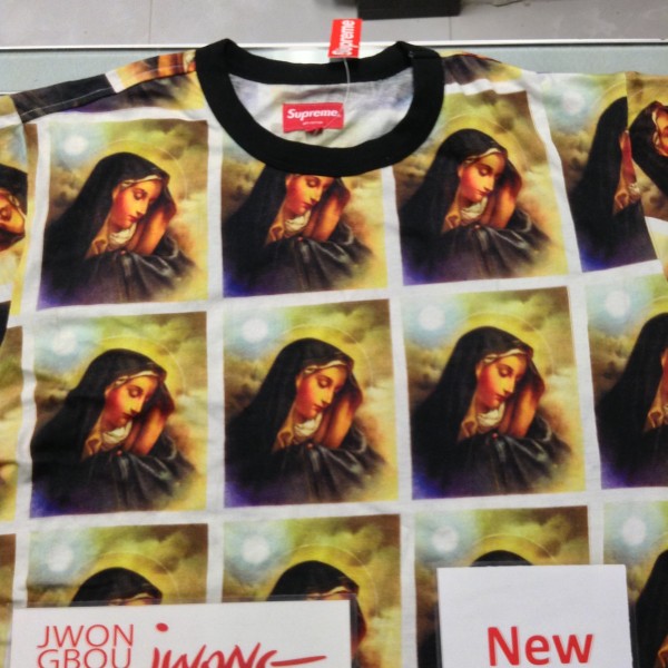 2013 Sup Virgin Mary Tee Yellow