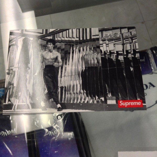 2013 Sup Sticker Bruce Lee Mirror With Cuts