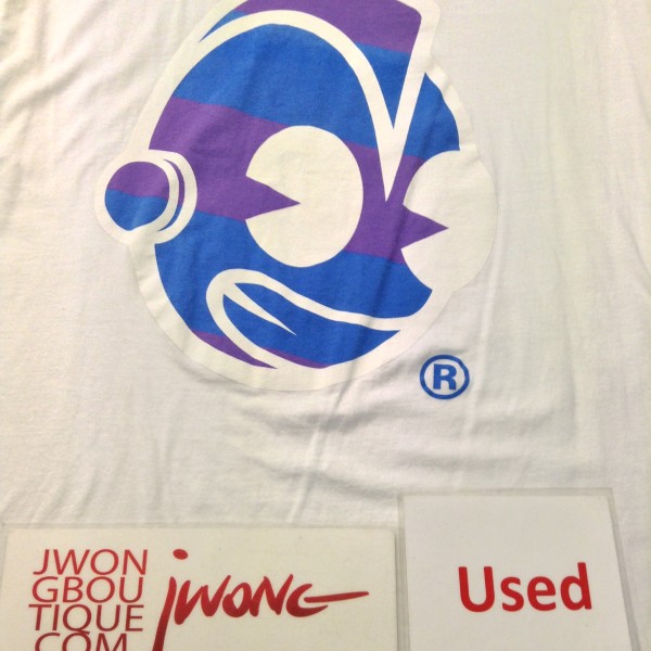 2008 Kid Robot White Shirt Blue Purple Face