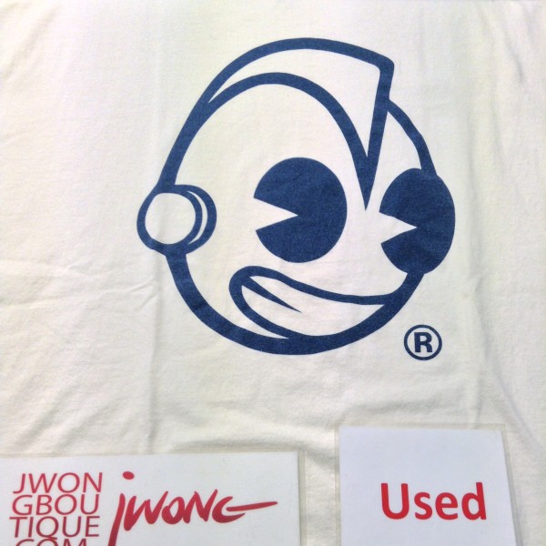 2008 Kid Robot Tan Shirt Blue Face