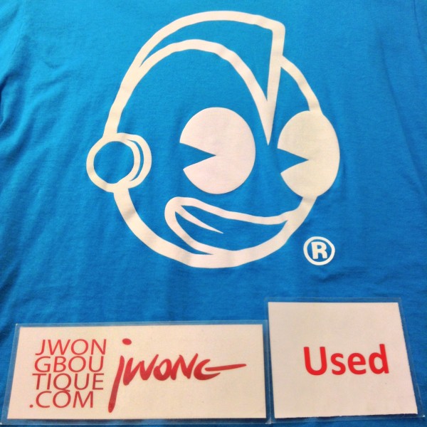 2008 Kid Robot Teal Blue Shirt White