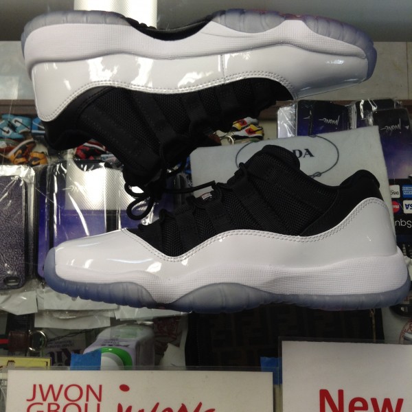 2013 Nike Air Jordan XI Low Black White Youth