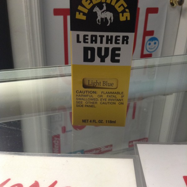 Fiebing's Leather Dye Light Blue 4 FL OZ