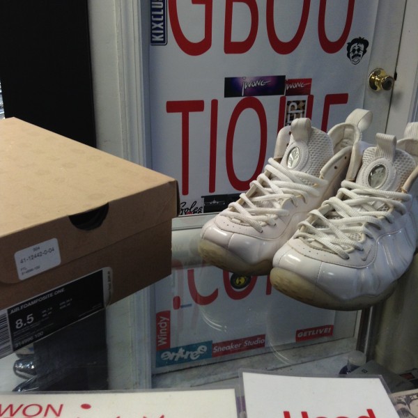 2013 Nike Air Foamposite One White Out