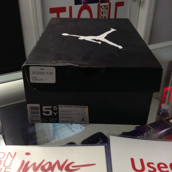 2013 Nike Air Jordan XIII Bred Youth Box Only