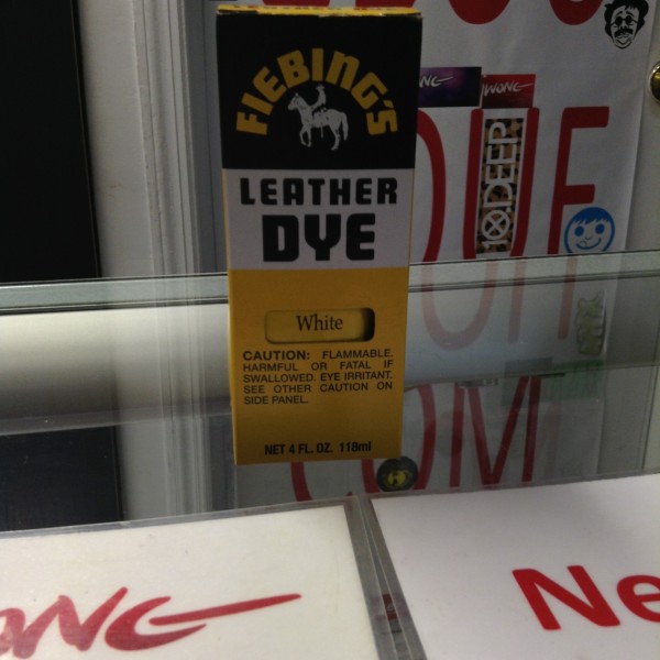 Fiebing's Leather Dye White 4 FL OZ