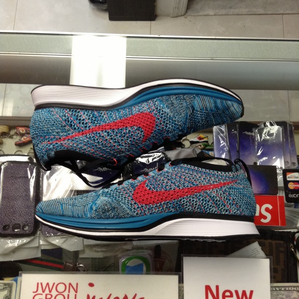 Preorder 2014 Nike Flyknit Racer Turquoise