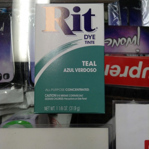 Rit All Purpose Concentration Powder Teal Dye 1 1/8 OZ