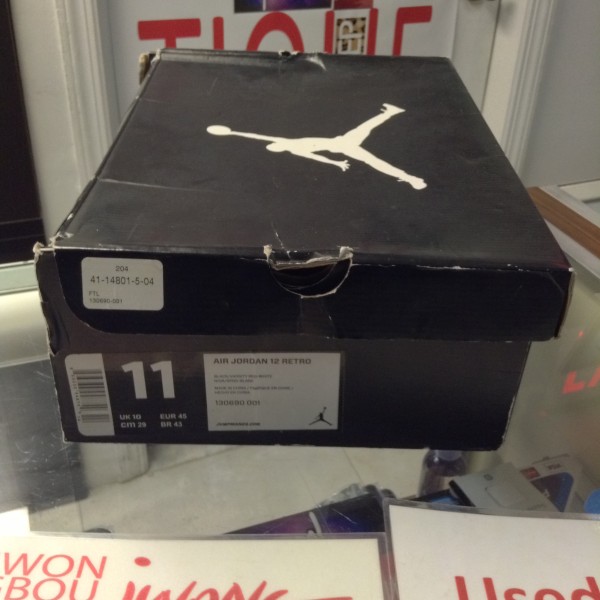 2012 Nike Air Jordan XII Playoffs Box Only
