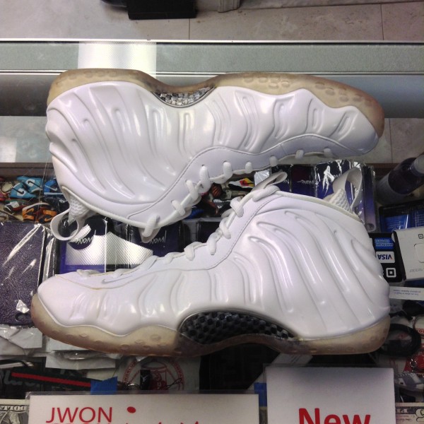 2013 Nike Air Foamposite One White Out