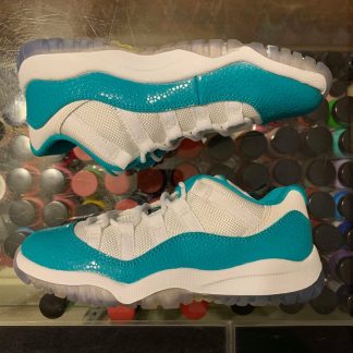 2014 Nike Air Jordan XI Aqua Turbo Green Kids