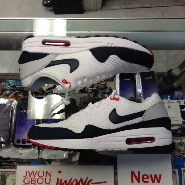 2012 Nike Air Max 1 EM White Dark Obsidian