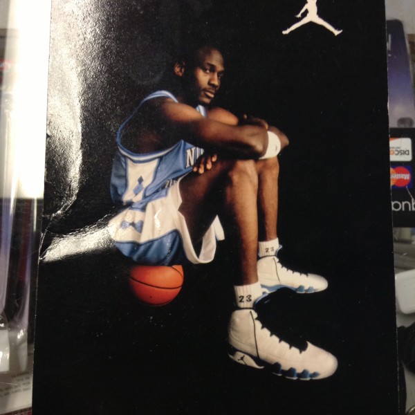 2010 Nike Air Jordan IX Powder Blue Retro Card