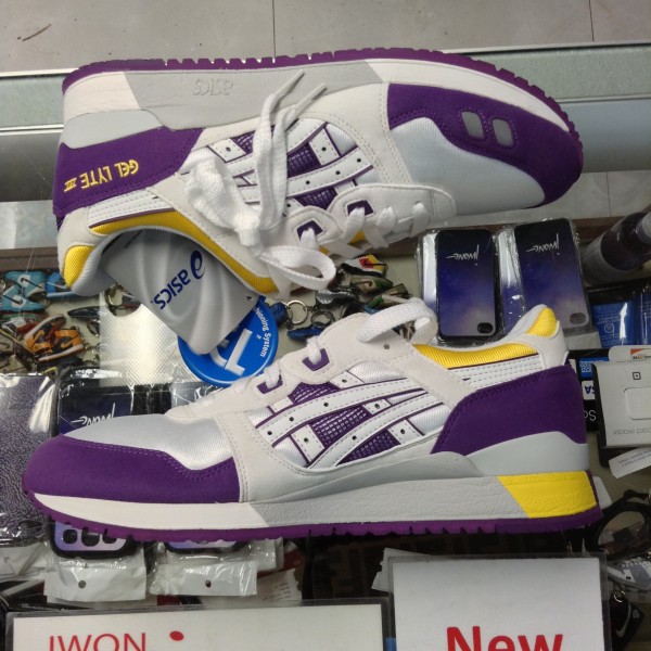 2014 Asics Gel Lyte III White Purple