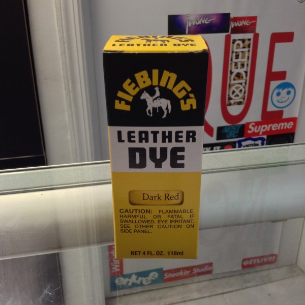 Fiebing's Leather Dye Dark Red 4 FL OZ