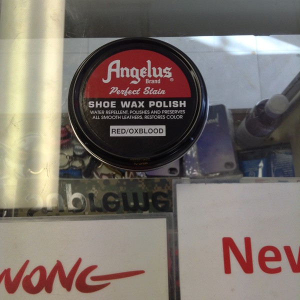 Angelus Shoe Wax Polish Red Oxblood 3 OZ