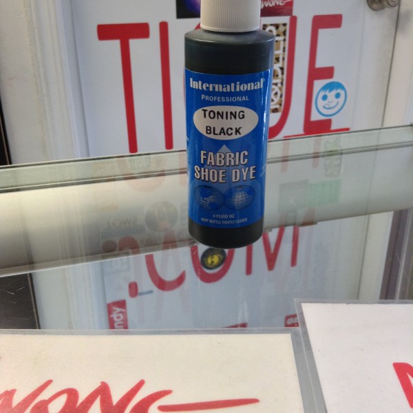 International Professional Toning Black Shoe Fabric Dye 4 FL OZ