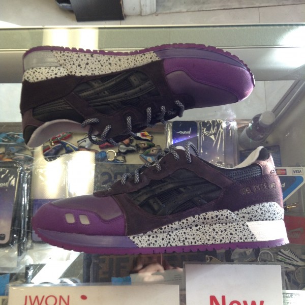 2014 Asics Gel Lyte III Purple Sole Box Coa Jwong Custom