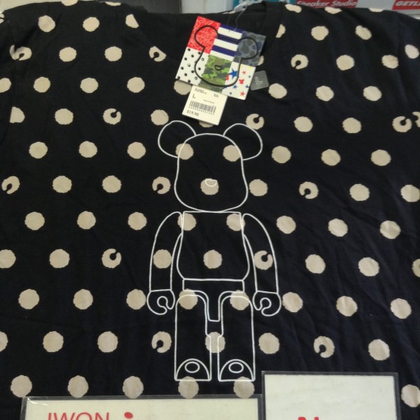 2013 Uniqlo Bearbrick Black Grey Spot