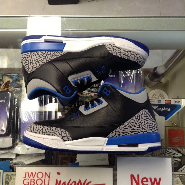 2014 Nike Air Jordan III Sport Blue Youth
