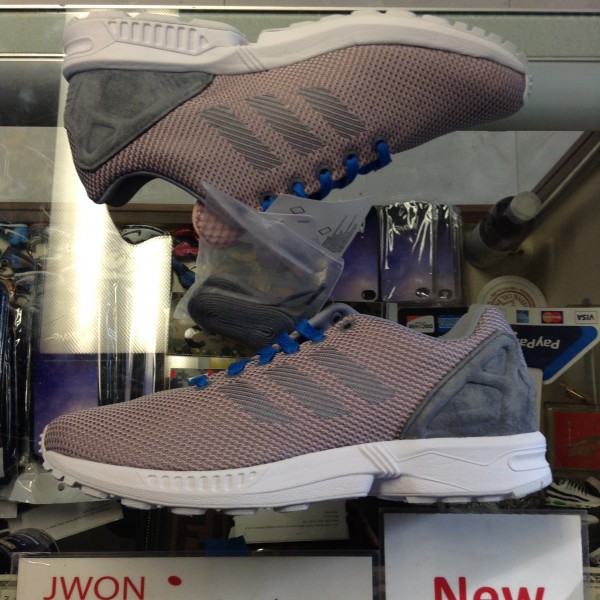 2014 Adidas ZX Flux Weave Grey Pink