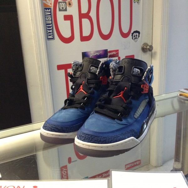 2011 Jordan Spizike New York Knicks Blue 