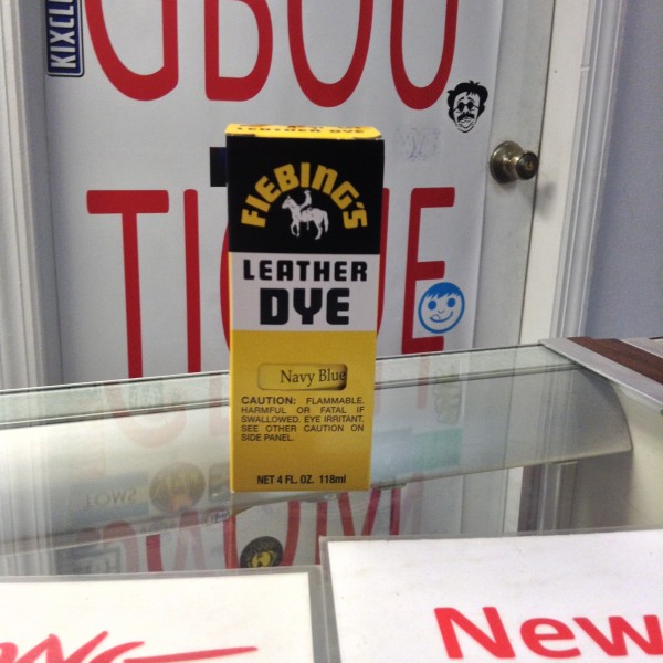 Fiebing's Leather Dye Navy Blue 4 FL OZ